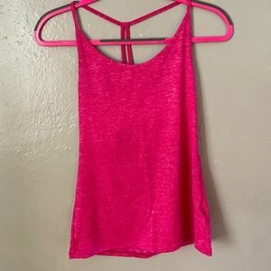 Pink Nike Pro workout tank